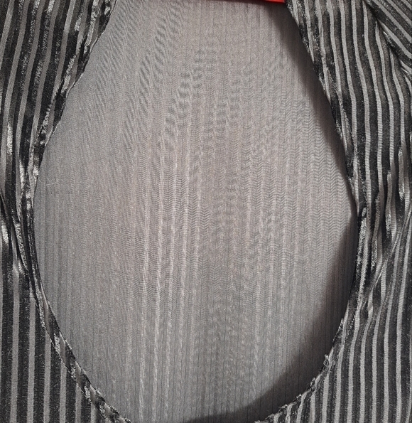 Lulu's Black Semi Sheer Bodysuit    Size XS - Picture 3 of 6